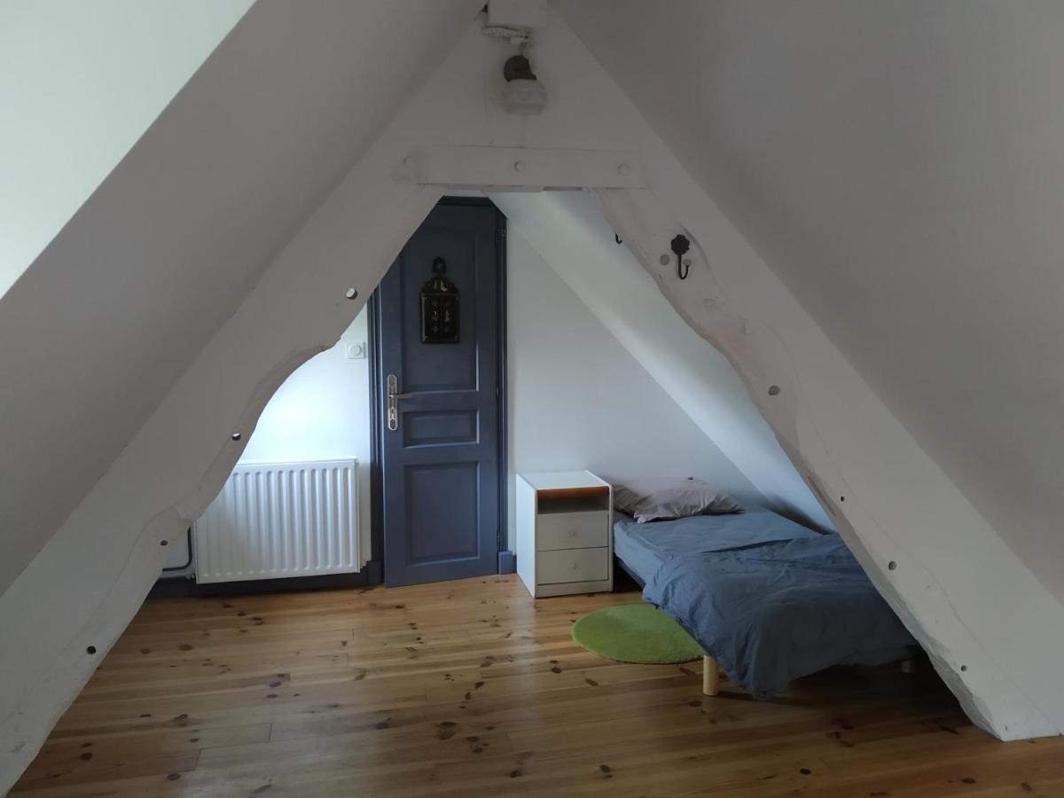 Maison En Pierre Dans Son Nid De Verdure Roz-Landrieux エクステリア 写真