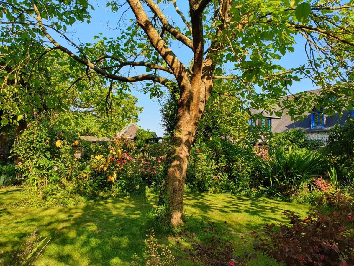 Maison En Pierre Dans Son Nid De Verdure Roz-Landrieux エクステリア 写真