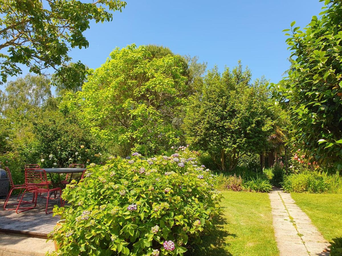 Maison En Pierre Dans Son Nid De Verdure Roz-Landrieux エクステリア 写真